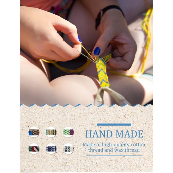 Durable 24 Pcs Waterproof Handmade Boho Bracelet Set for Fashion-Forward Women - Picture 6 of 9